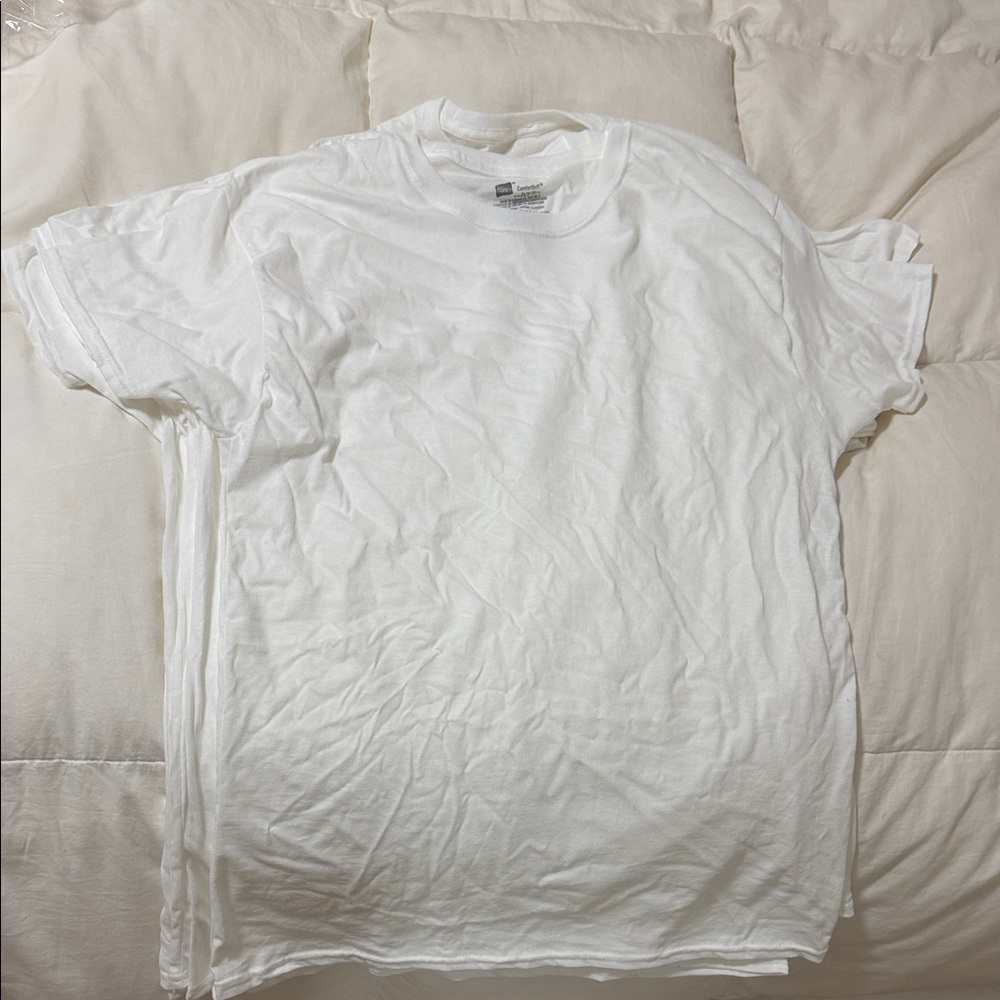 Hanes Men's Crisp White Short Sleeve Tee